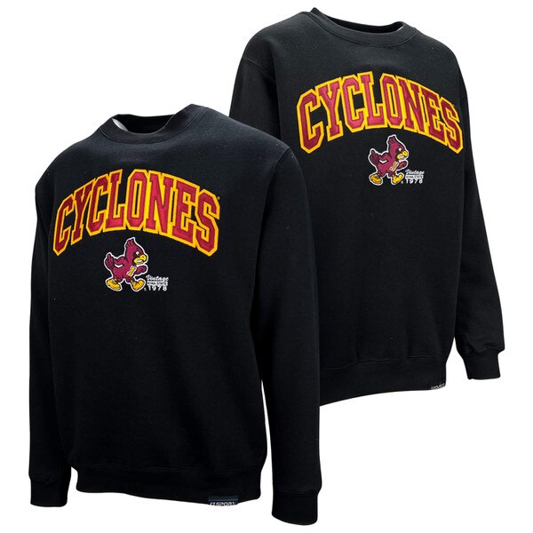 CI Sport Cyclones Walking Cy Black Crewneck Sweatshirt